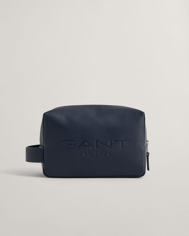 Toilettaske i læder