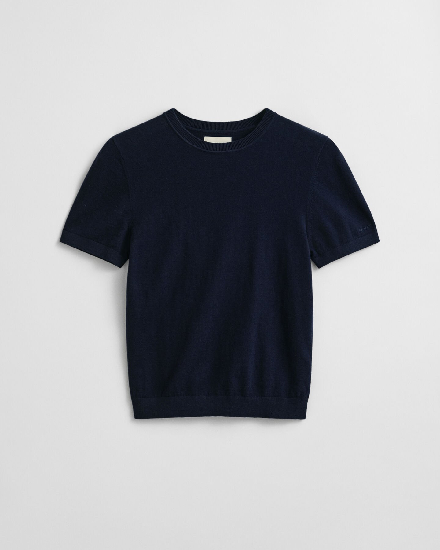 Let kortærmet sweater med crewneck