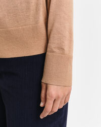 Fint strikket crewneck sweater