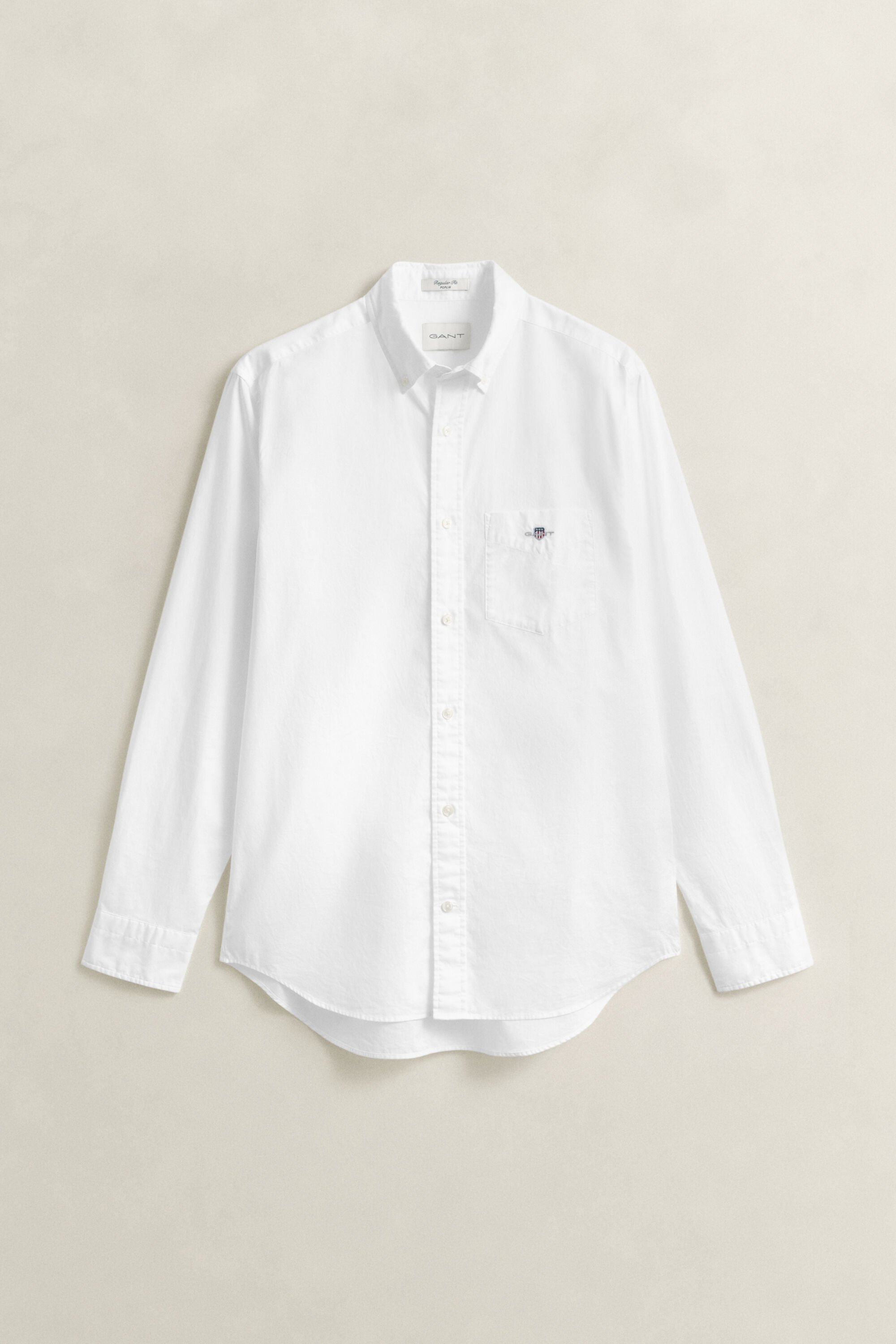 Regular fit klassisk poplin-skjorte