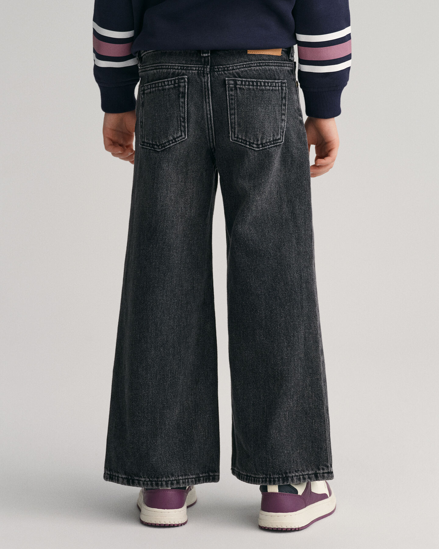 Girls jeans med brede ben