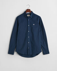 Slim fit Oxford skjorte med stræk