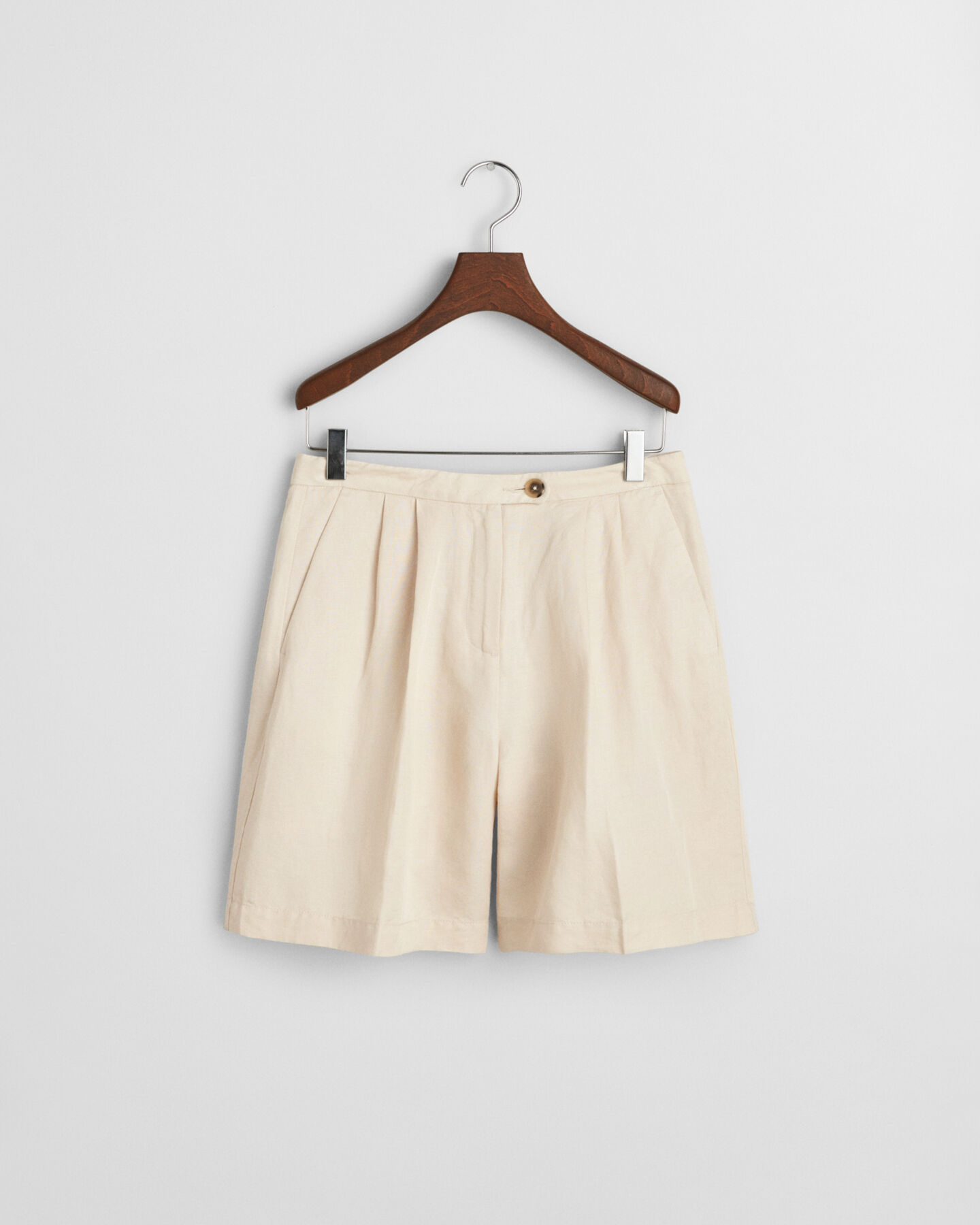 Skræddersyede shorts af hør