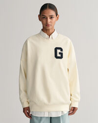 Oversized G sweatshirt med crewneck