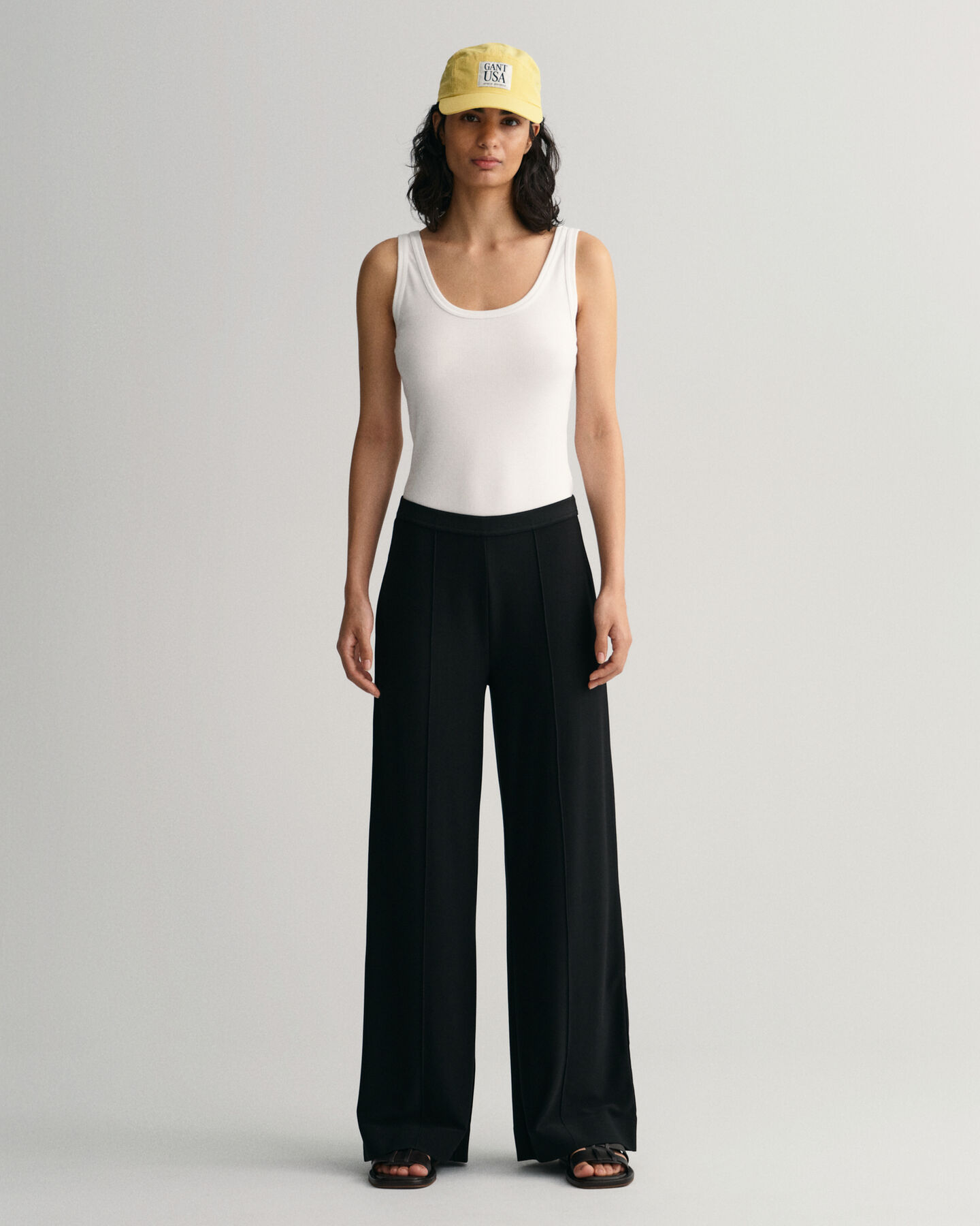 Jerseybukser med brede ben