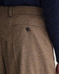 Houndstooth-ternede jakkesæt-bukser