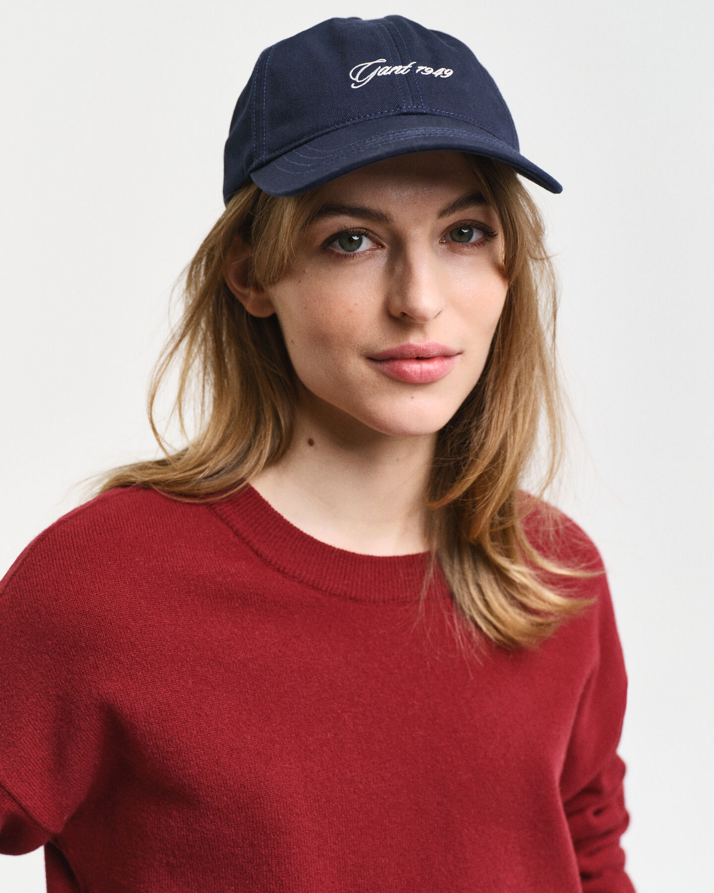 Crewneck sweater i ekstra fin lammeuld