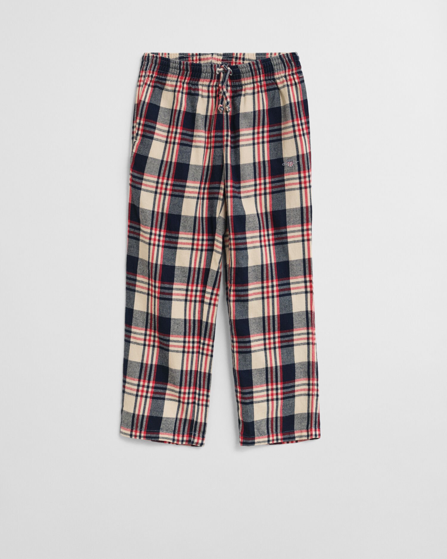 Kids ternede pyjamasbukser af flannel
