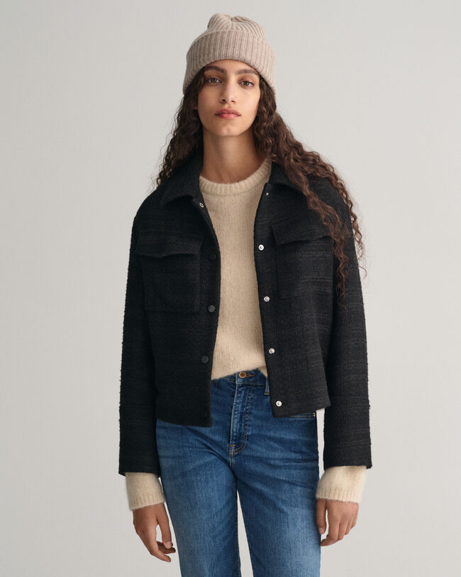 Blazerjakke af tweed