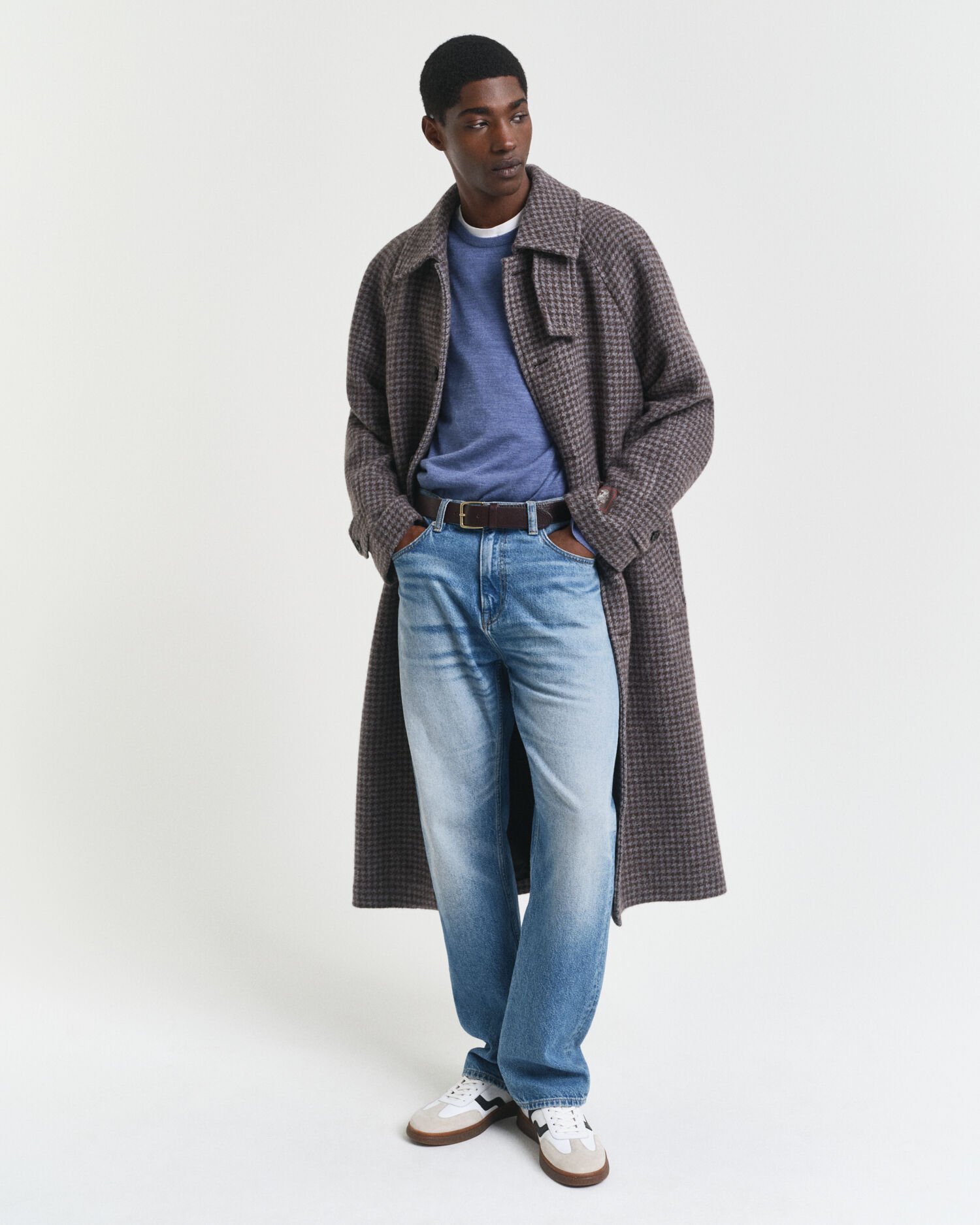 Crewneck sweater af ekstra fin merinould