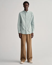 Regular fit let Oxford skjorte med striber