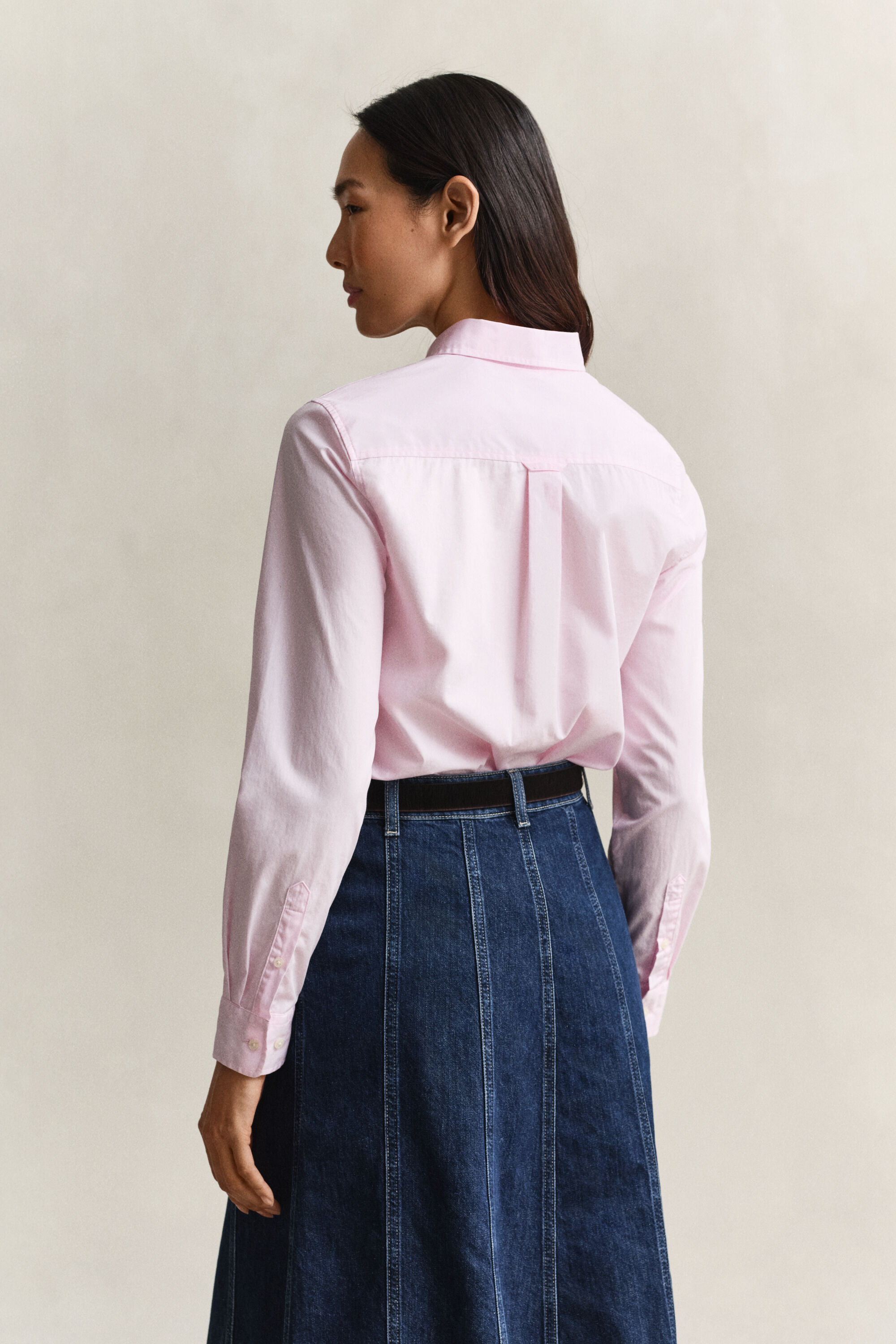 Regular fit klassisk poplin-skjorte