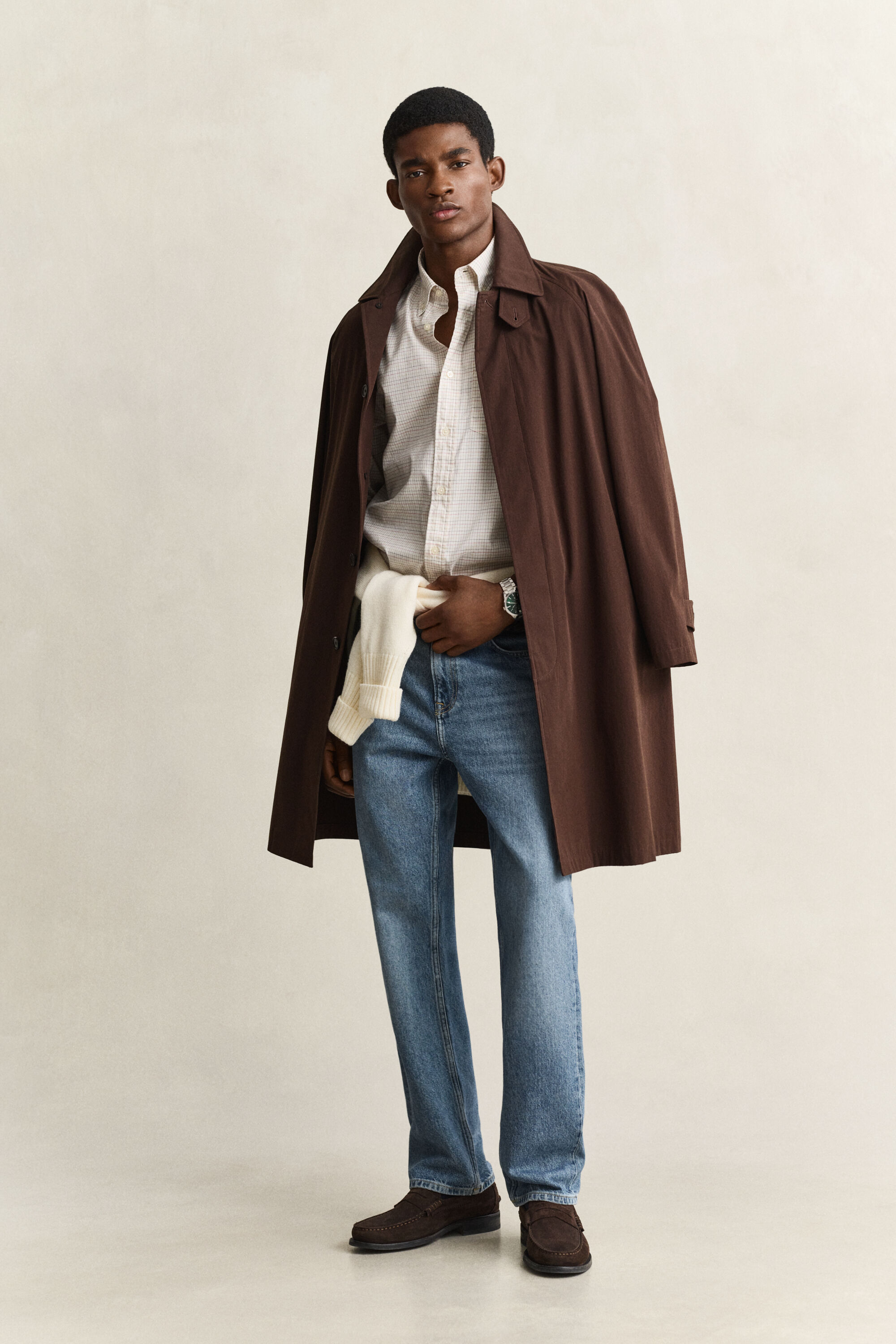 Gant x Yale ternet Oxford skjorte