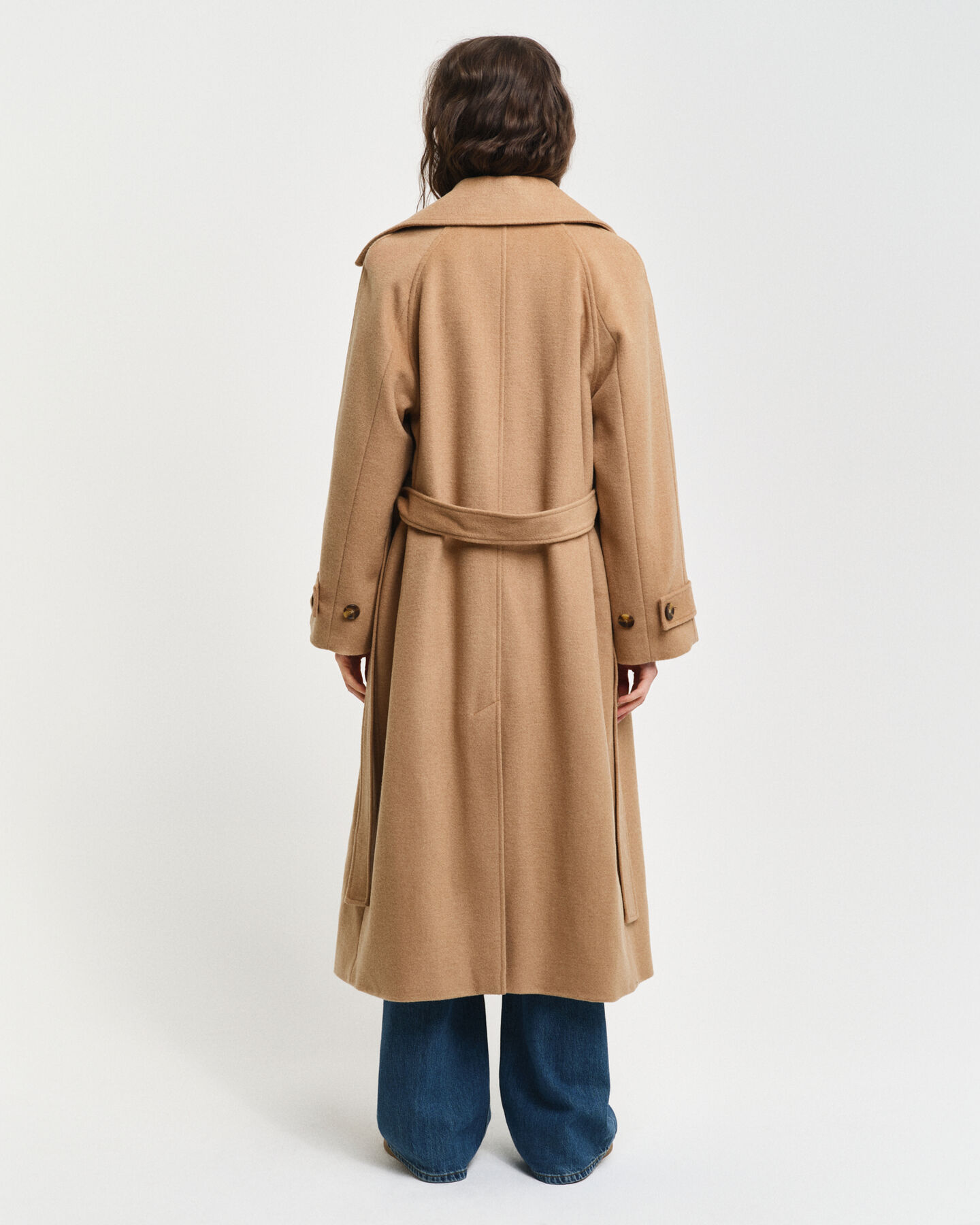 Trenchcoat i uld