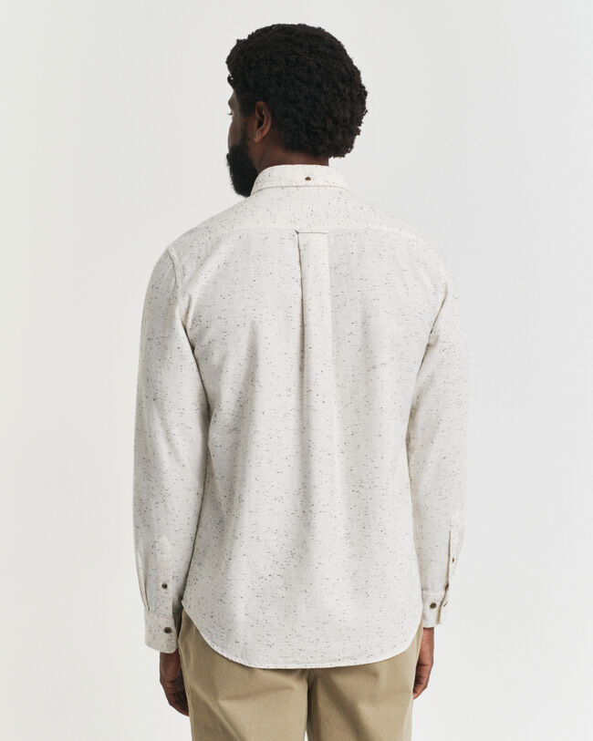 Regular fit flannelskjorte med nister