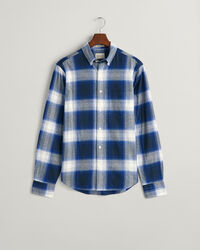 Regular fit flannelskjorte med skyggetern