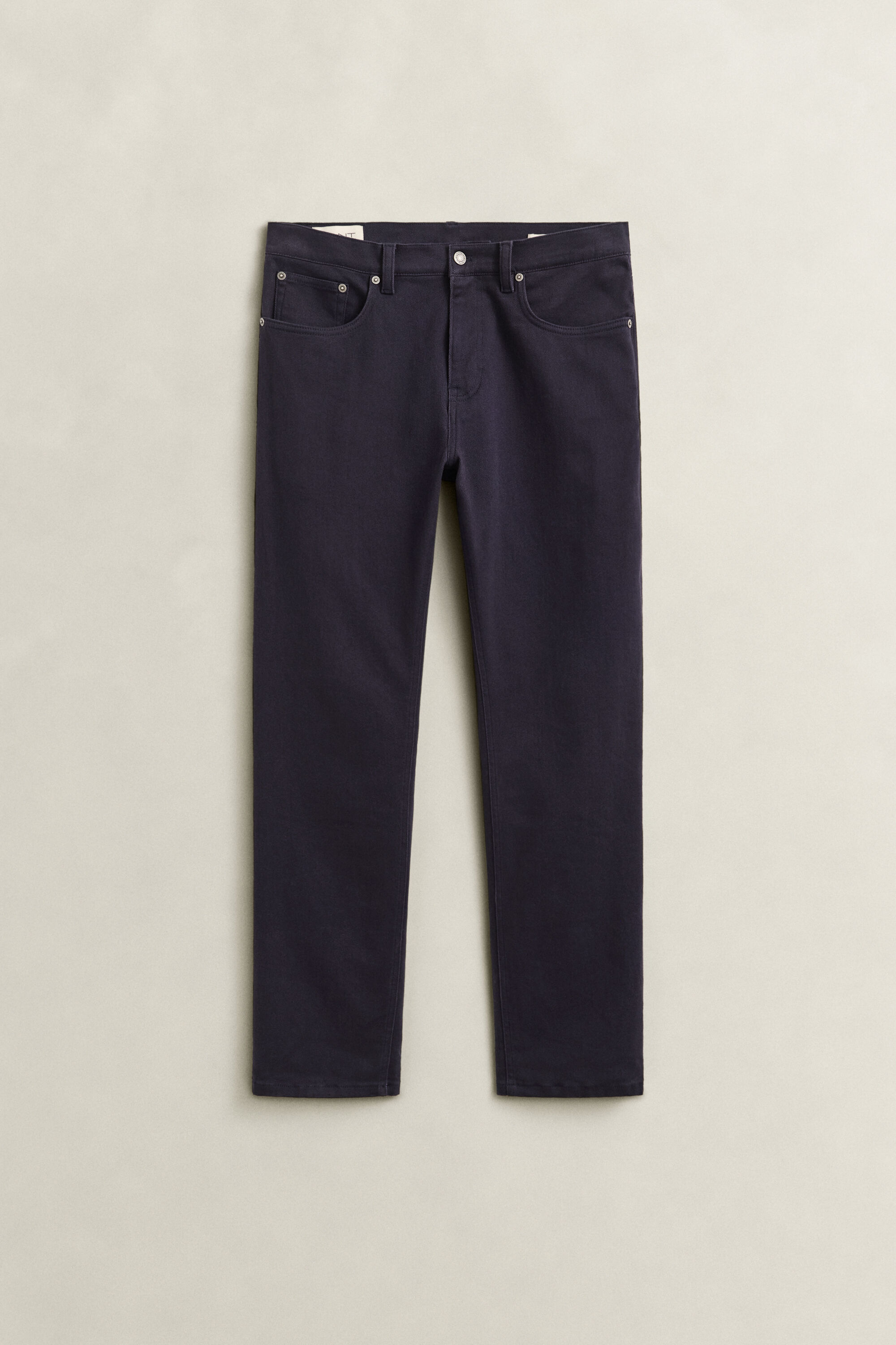 Regular fit jeans i twill