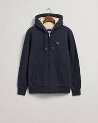 Sherpa fleece hættetrøje med lynlås