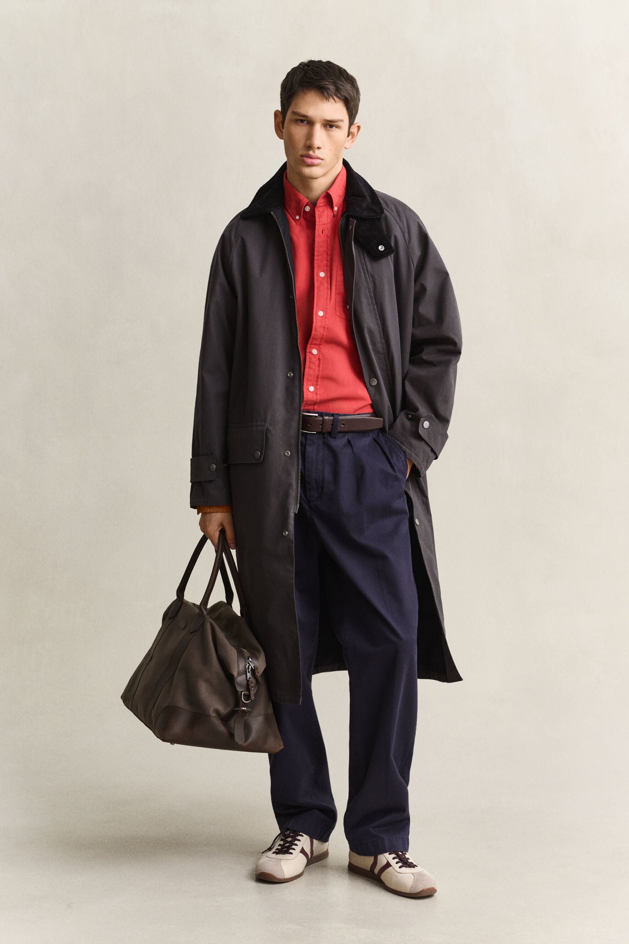 Regular fit skjorte af twill