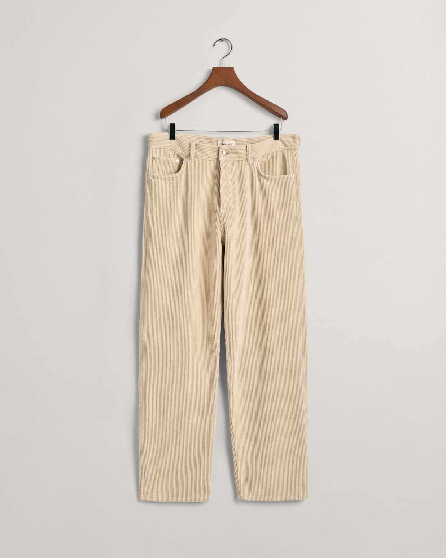 Loose fit jeans af jernbanefløjl