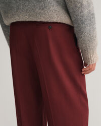 Jakkesæt-bukser af uld og twill