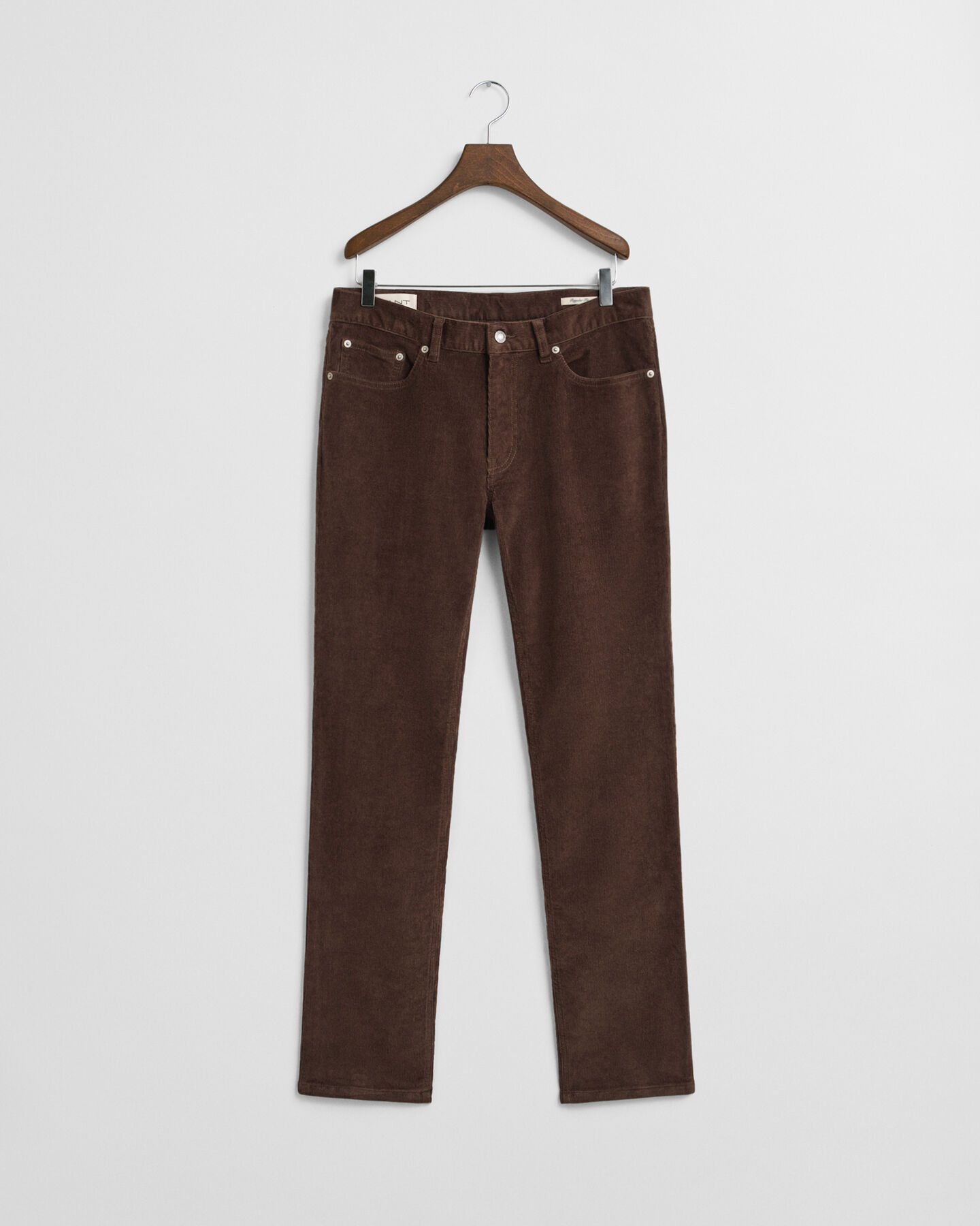 Regular fit jeans af jernbanefløjl