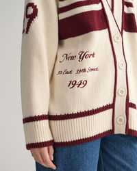 GANT Varsity cardigan med V-hals