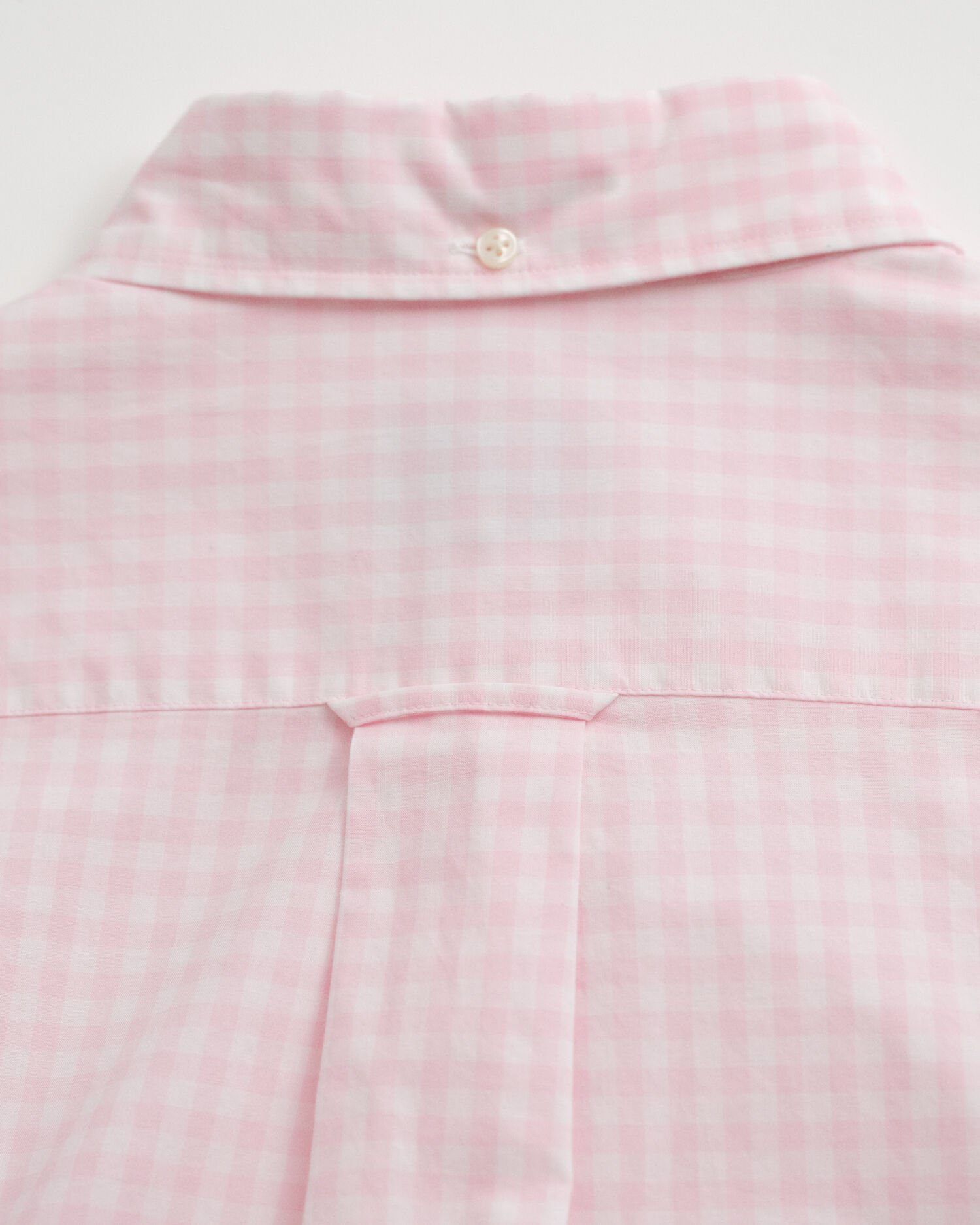 Regular fit klassisk gingham poplin-skjorte