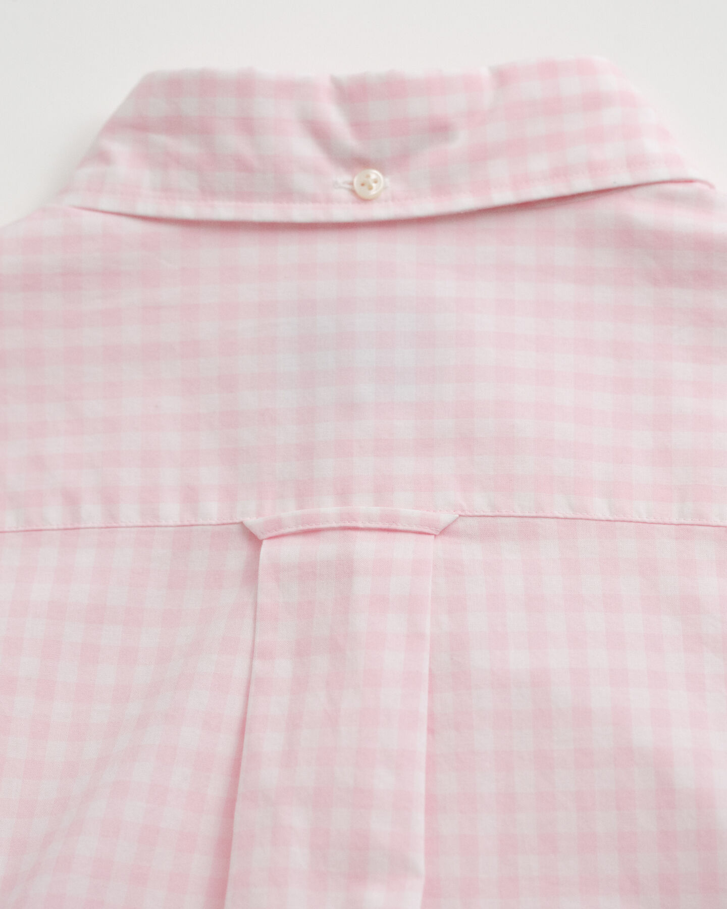 Regular fit klassisk gingham poplin-skjorte