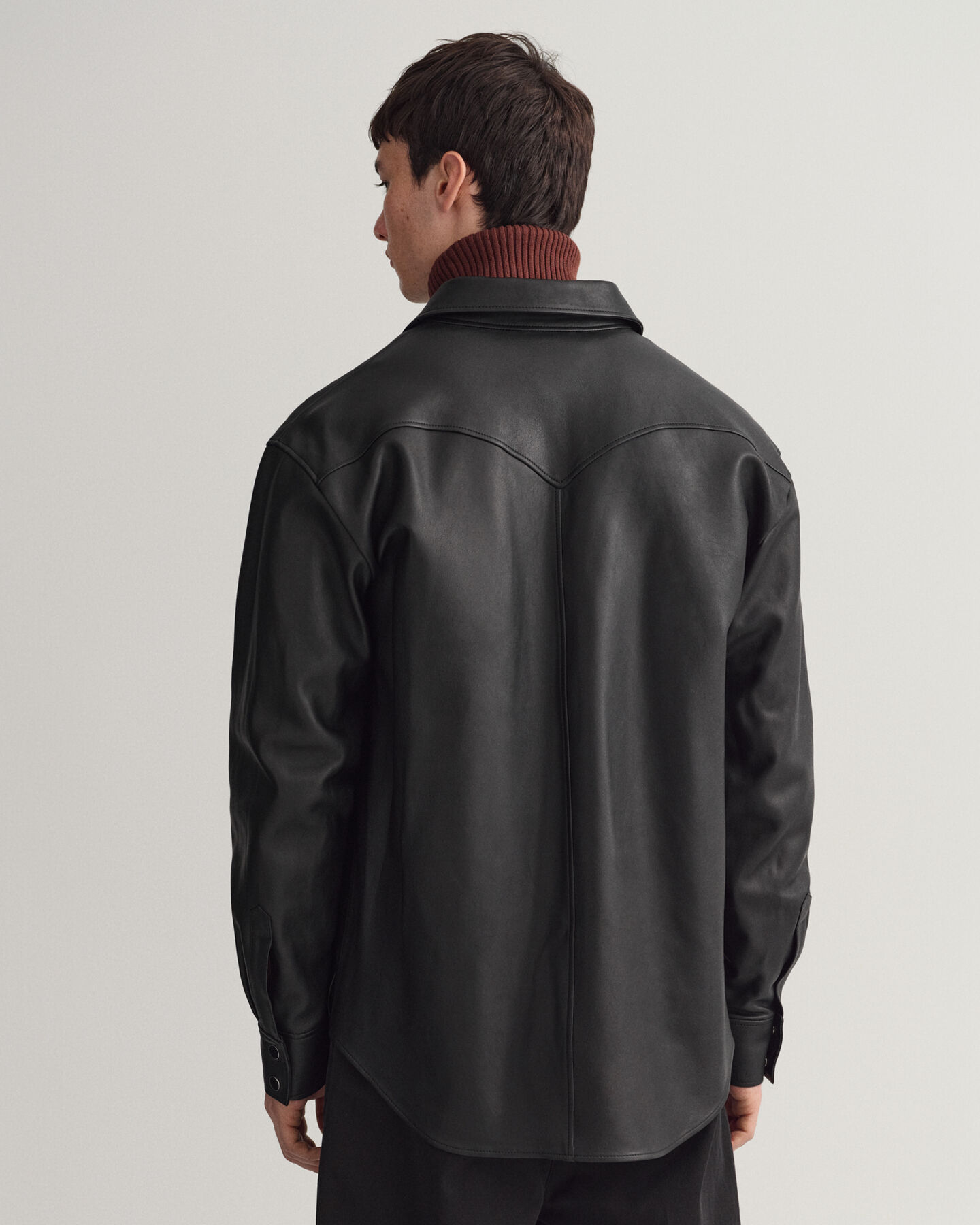 Relaxed fit Rodeo læderskjorte