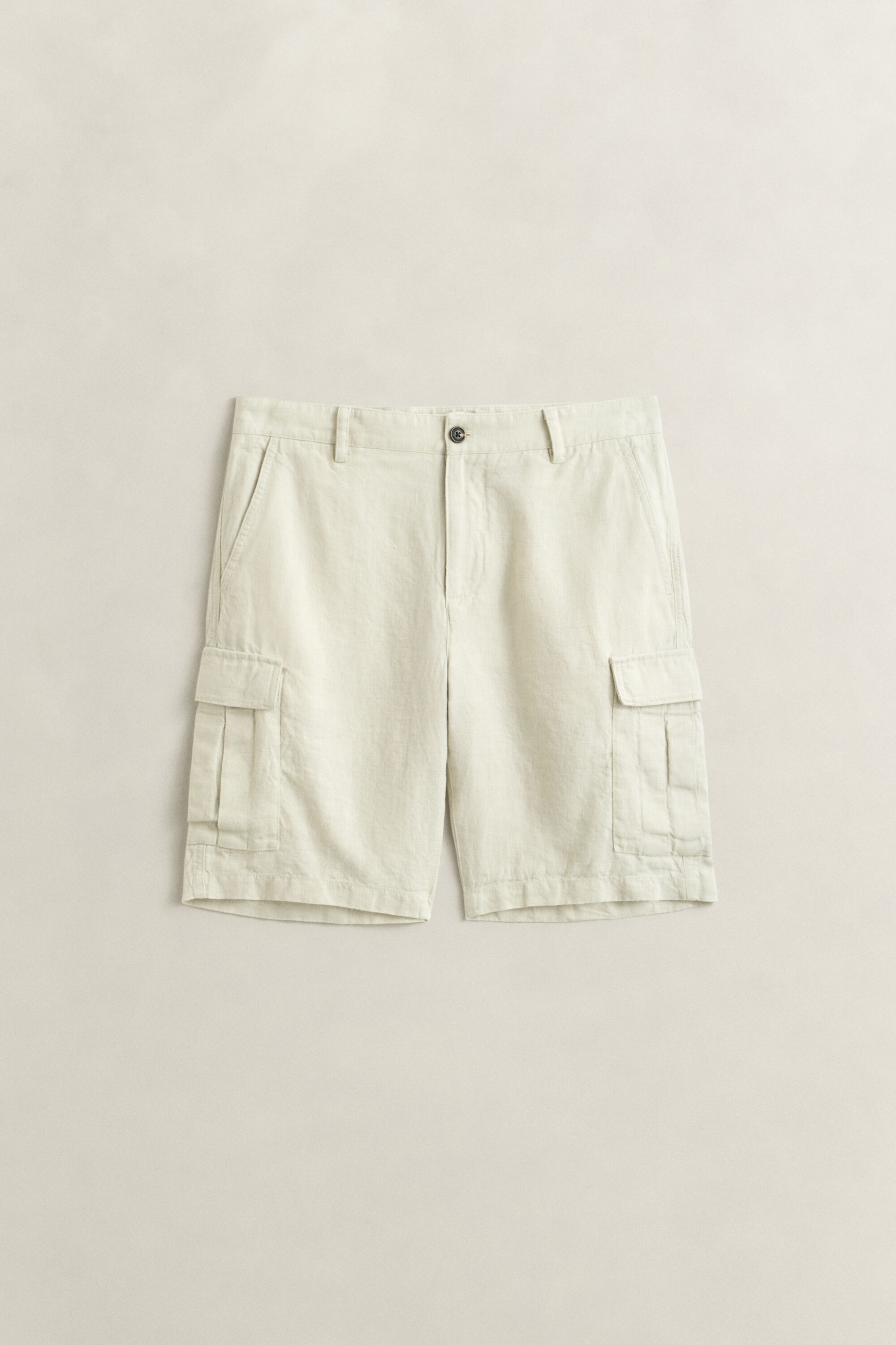 Cargo shorts i hør
