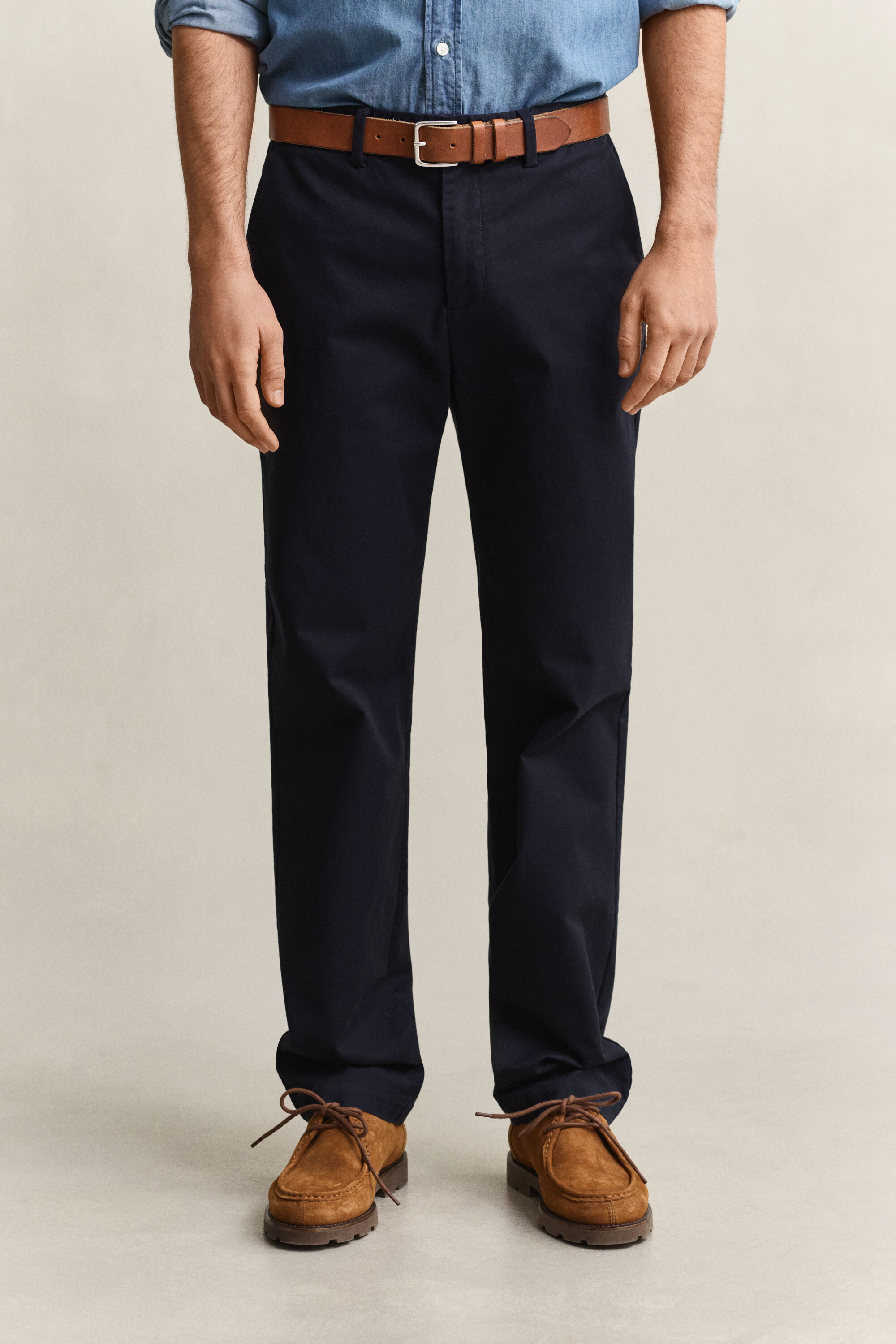 Regular fit smarte chinobukser