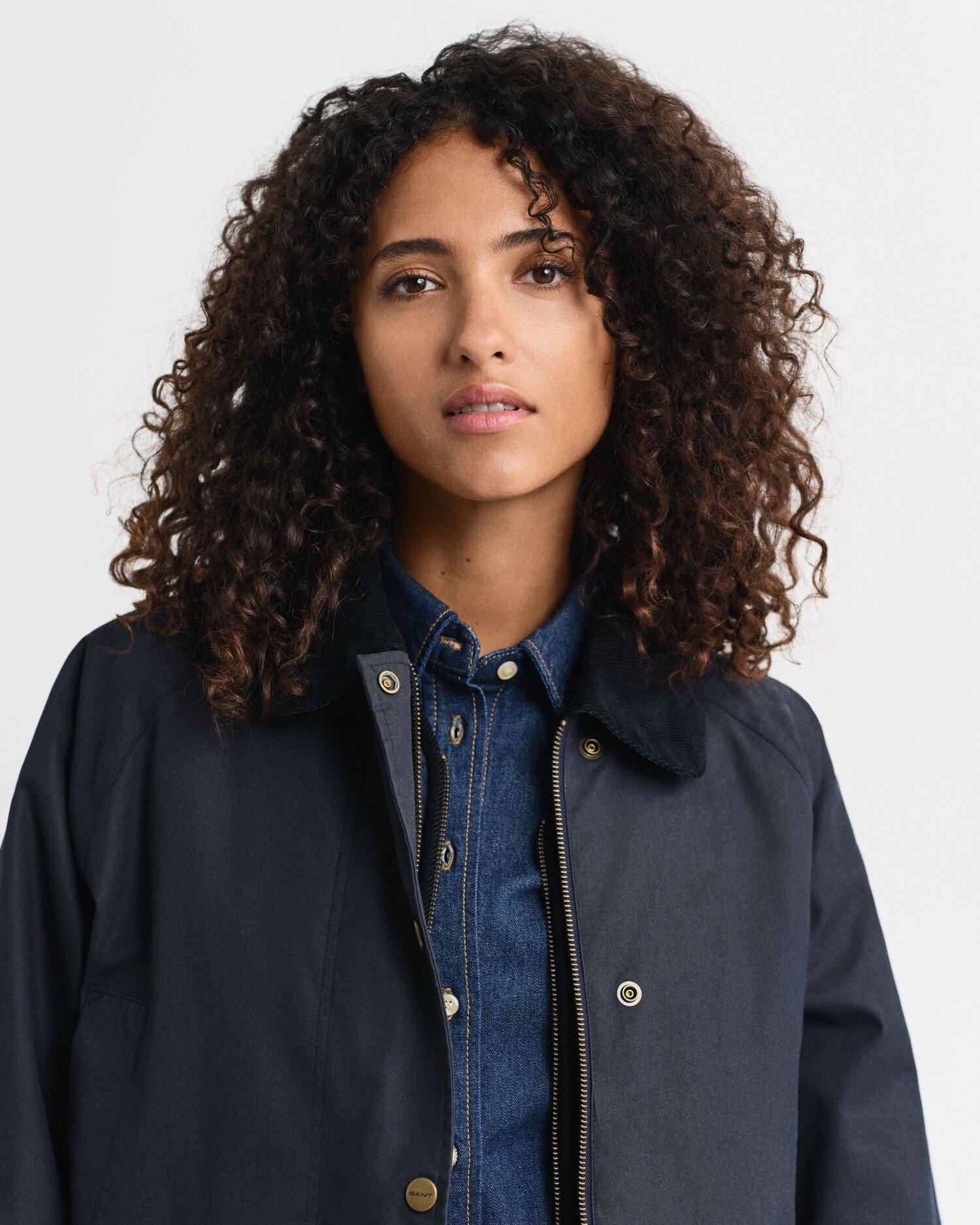 Vokset Double Decker bomuldsjakke