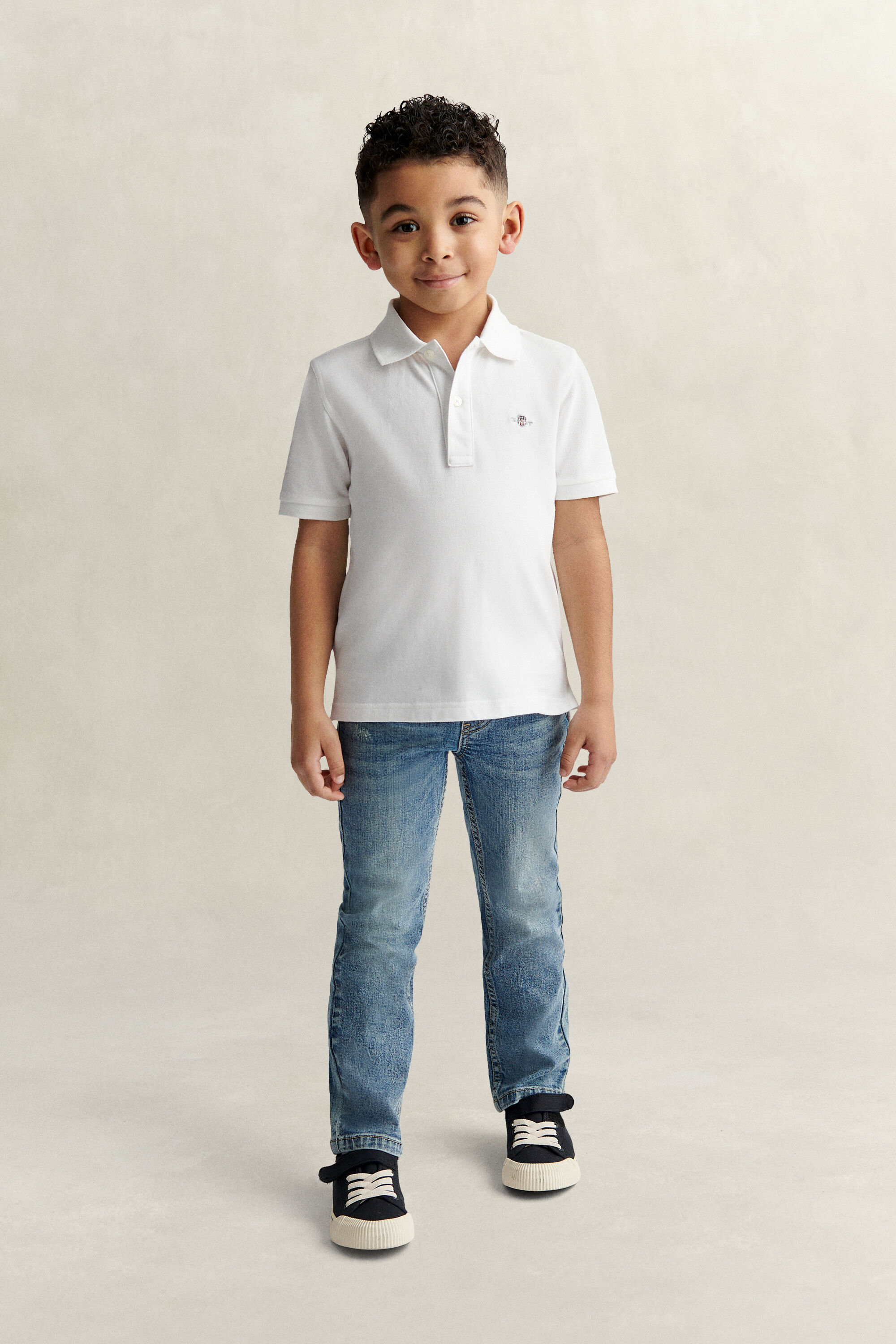 Kids Shield piqué poloskjorte