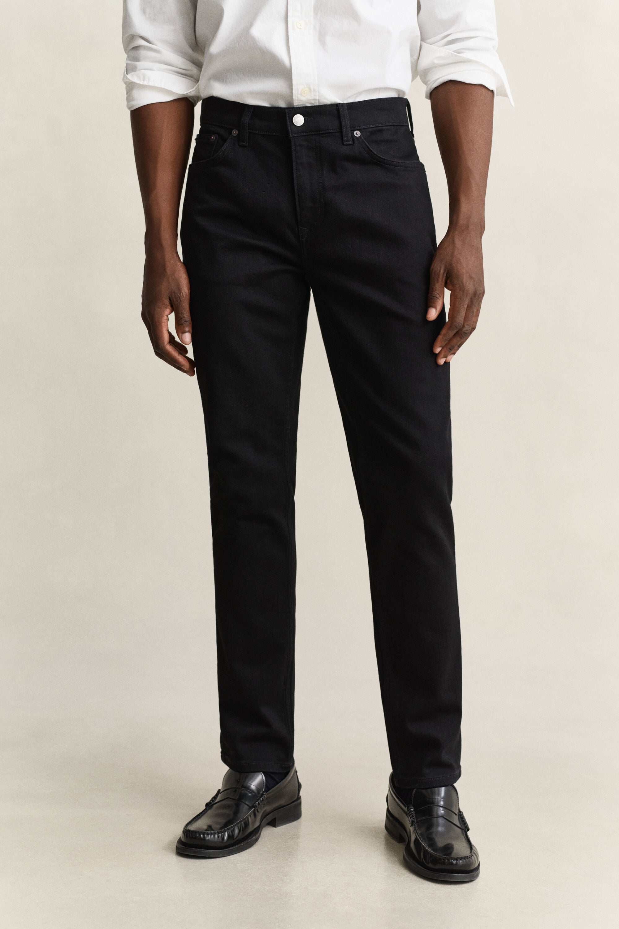 Slim jeans i let vask