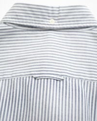 Slim fit klassisk bankerstribet Oxford-skjorte