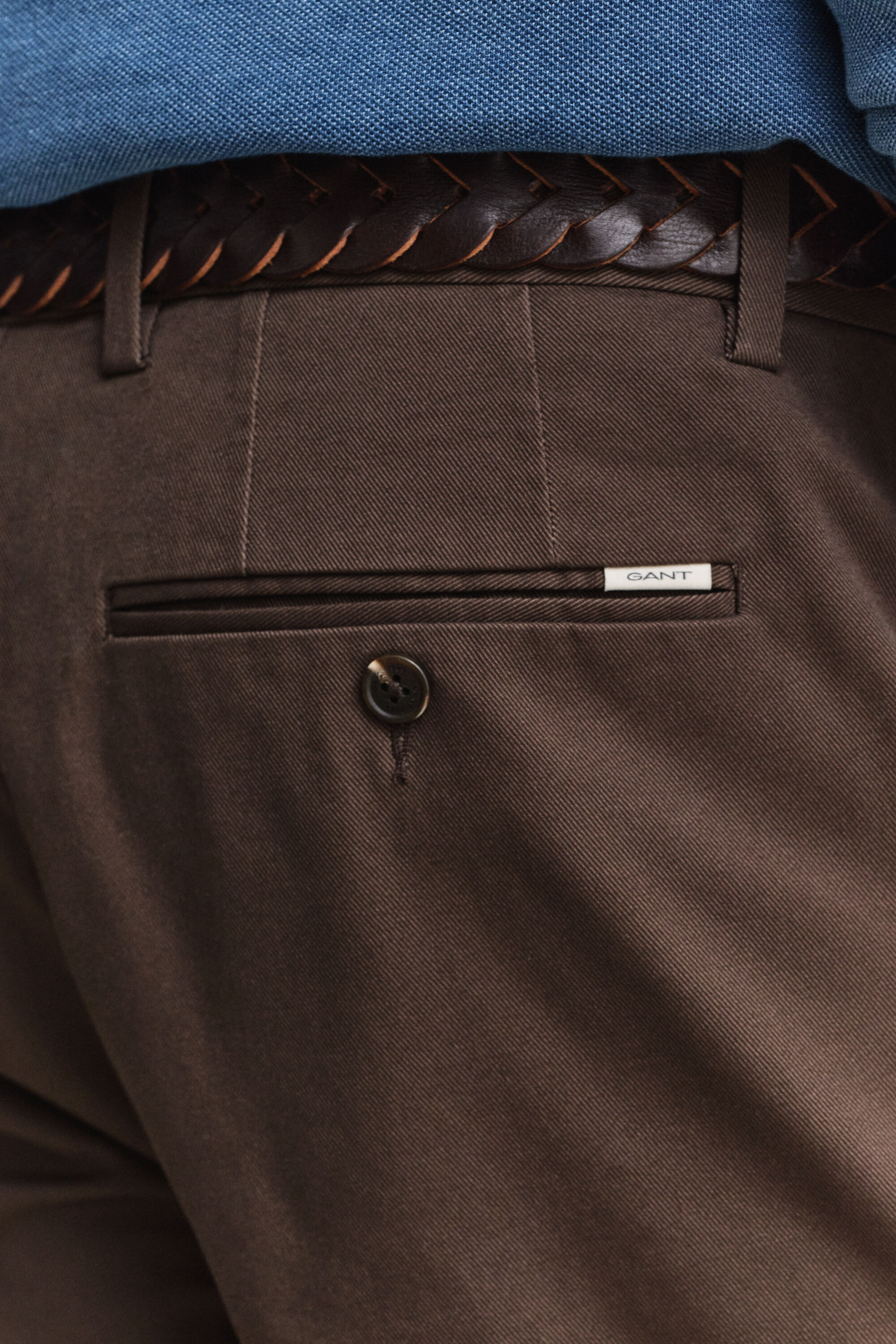 Regular fit smarte chinobukser