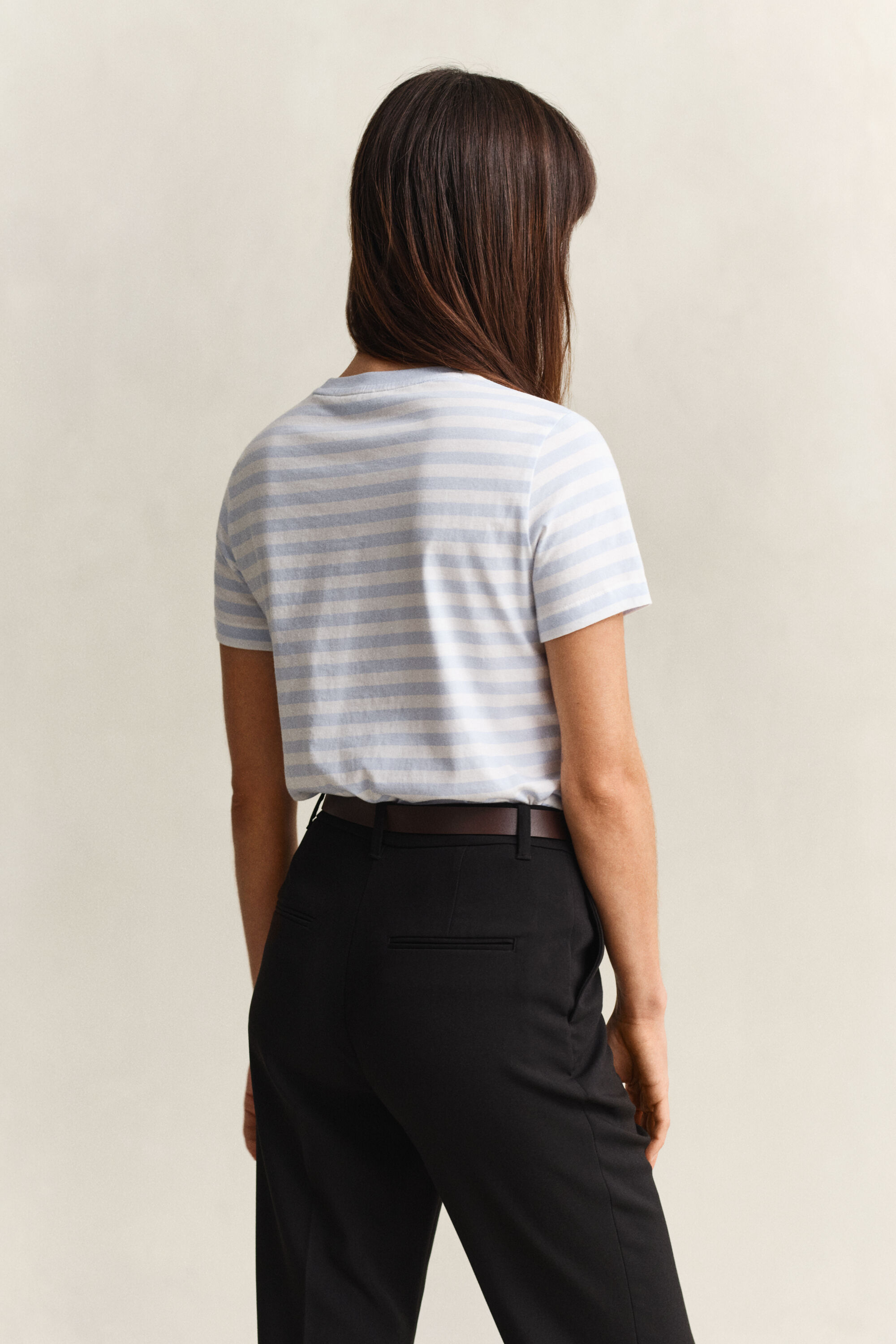 Stribet Shield T-shirt