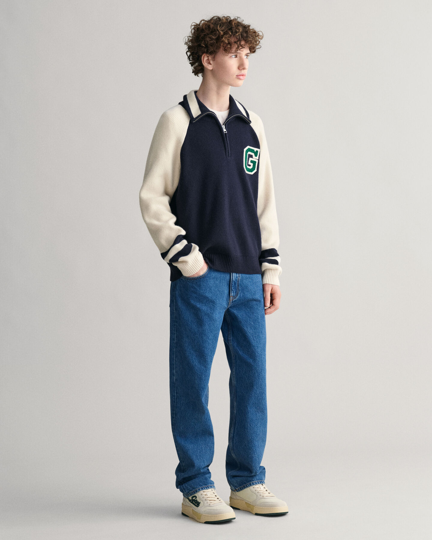 Teens strikket GANT Varsity sweater