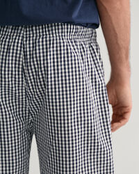 Gingham Checked Pajama Shorts