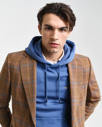 Relaxed fit ternet uldblazer