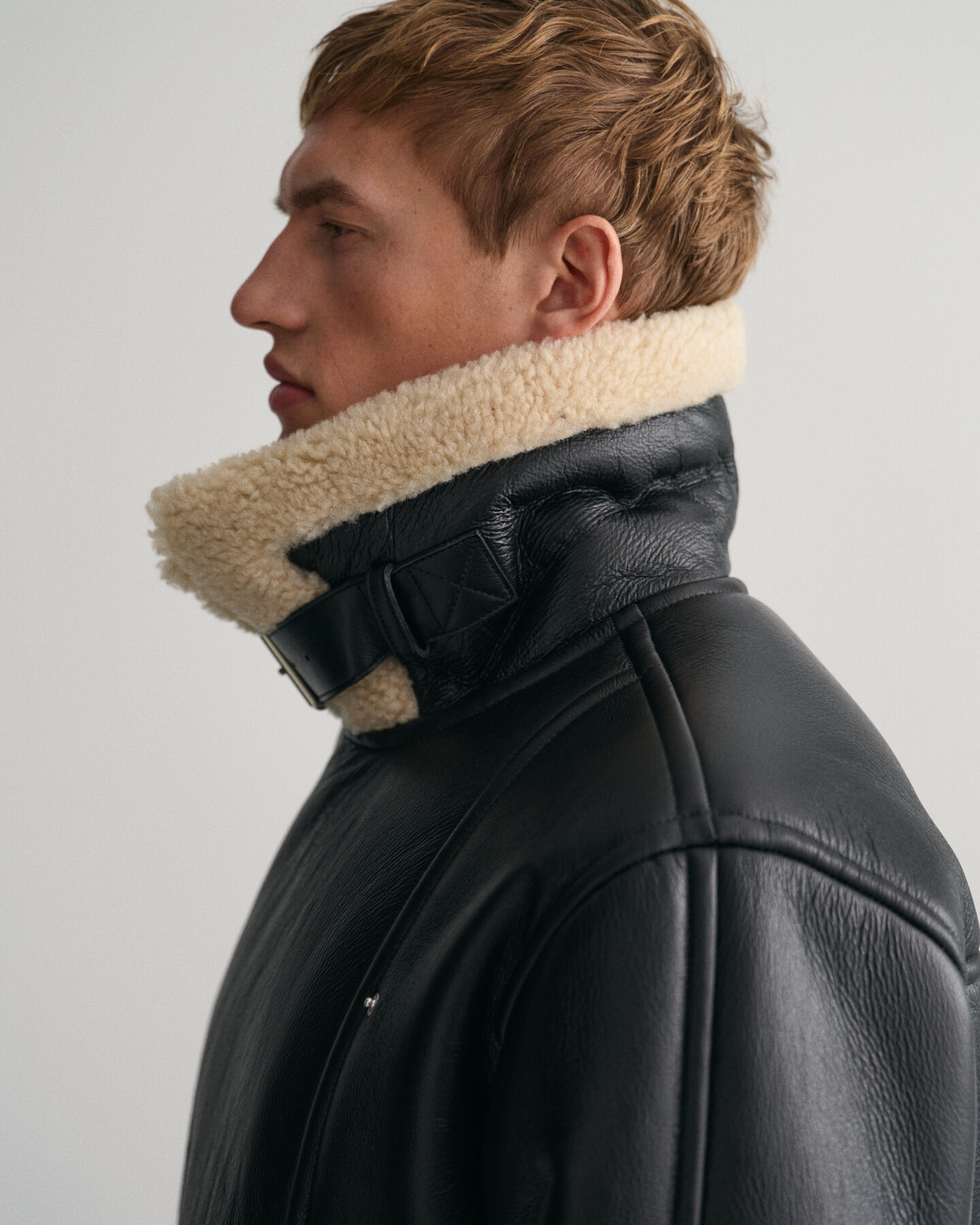 Tung lammeskindsjakke