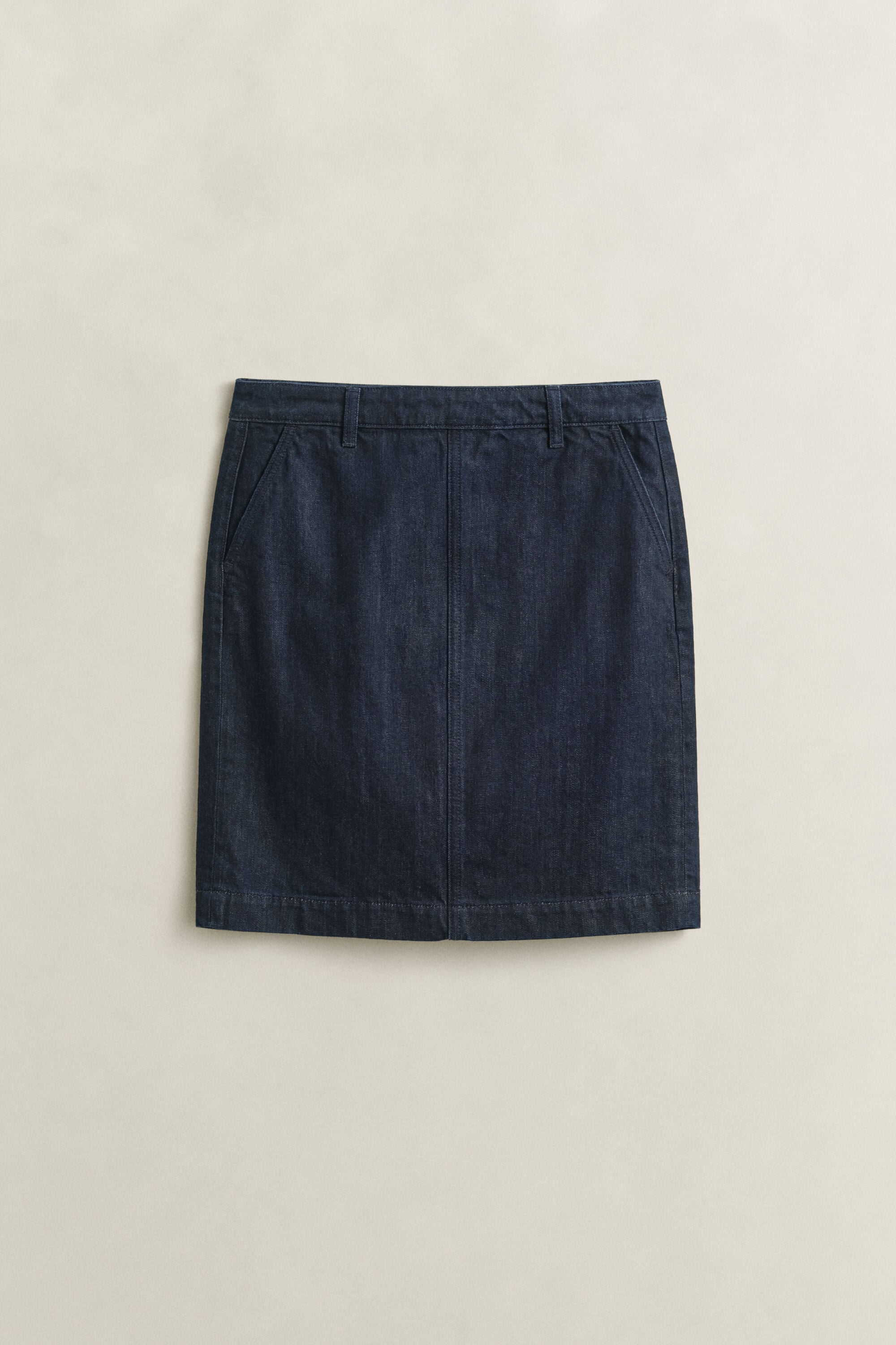 Denim pencil-nederdel