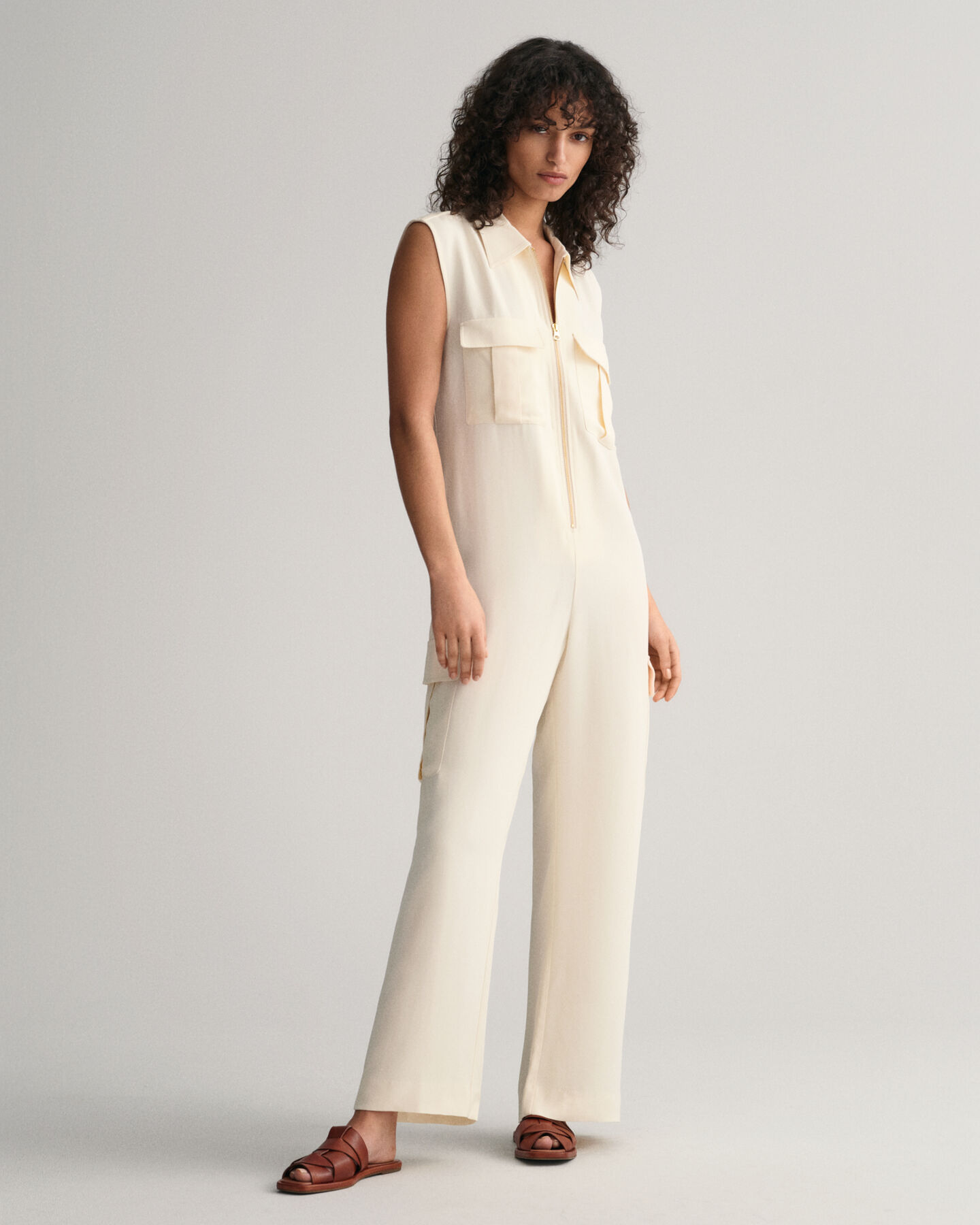 Jumpsuit med cargolommer