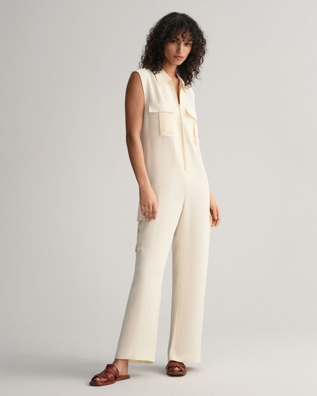 Jumpsuit med cargolommer