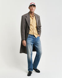 Relaxed fit Heritage Poplin skjorte med striber