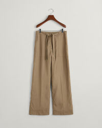 Relaxed Fit Tie Waist Pants