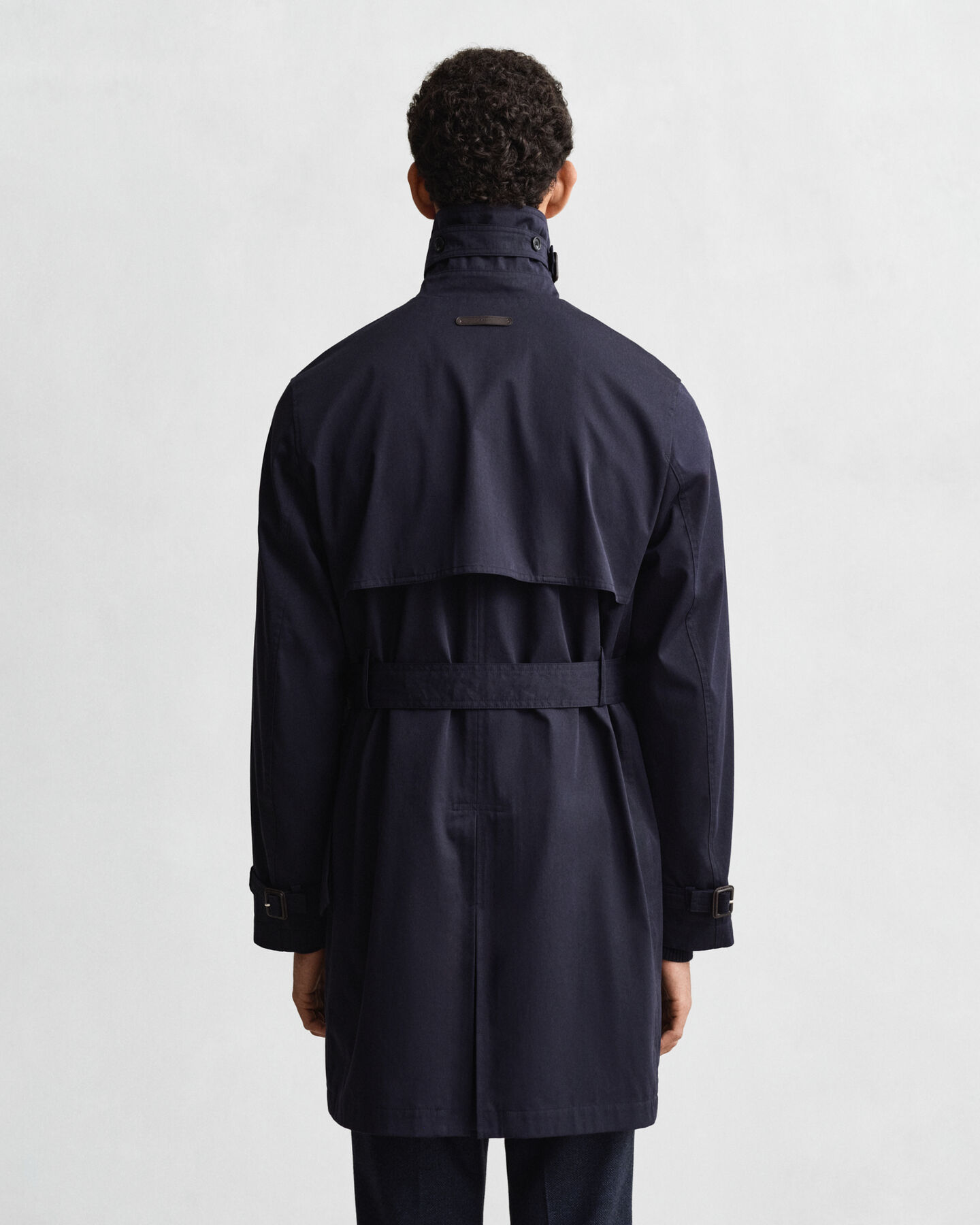 Trenchcoat i bomuldsblanding