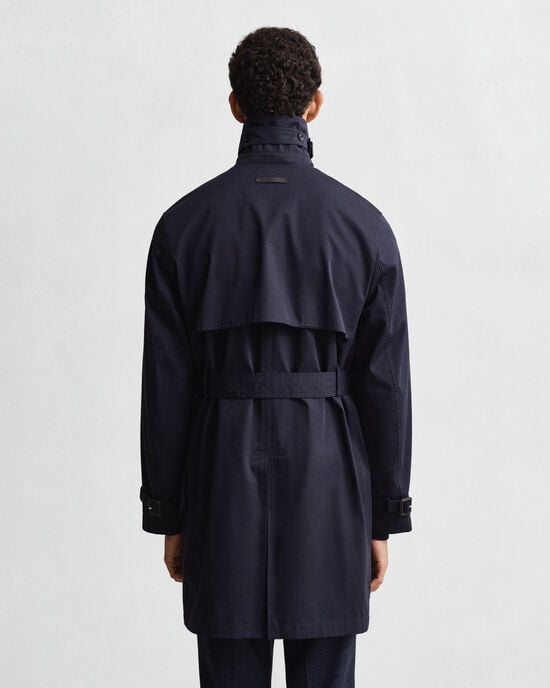 Trenchcoat i bomuldsblanding