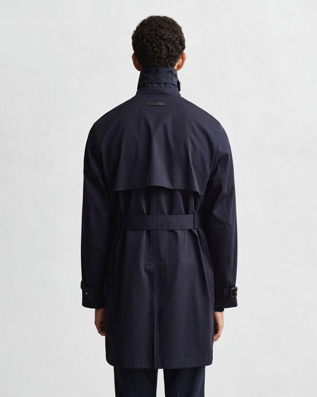 Trenchcoat i bomuldsblanding